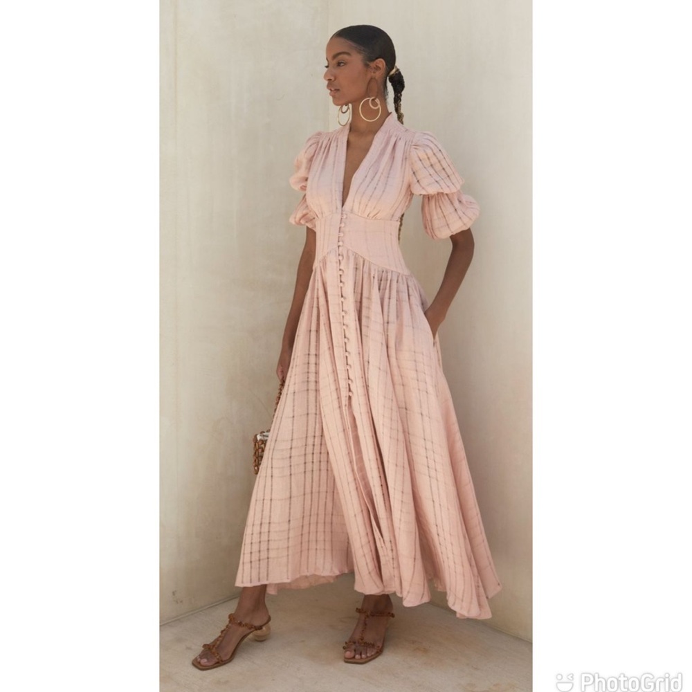 NEW Cult Gaia Willow Maxi Dress in Dusty Pink Size Small, worn once